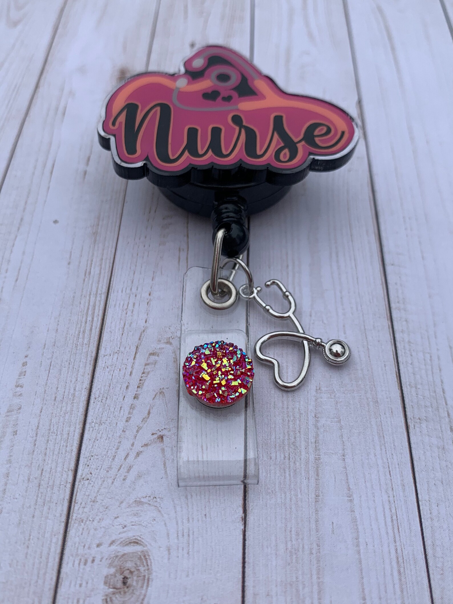 Nurse Badge Reel Medical Badge Reel Pediatric Badge Reel Etsy