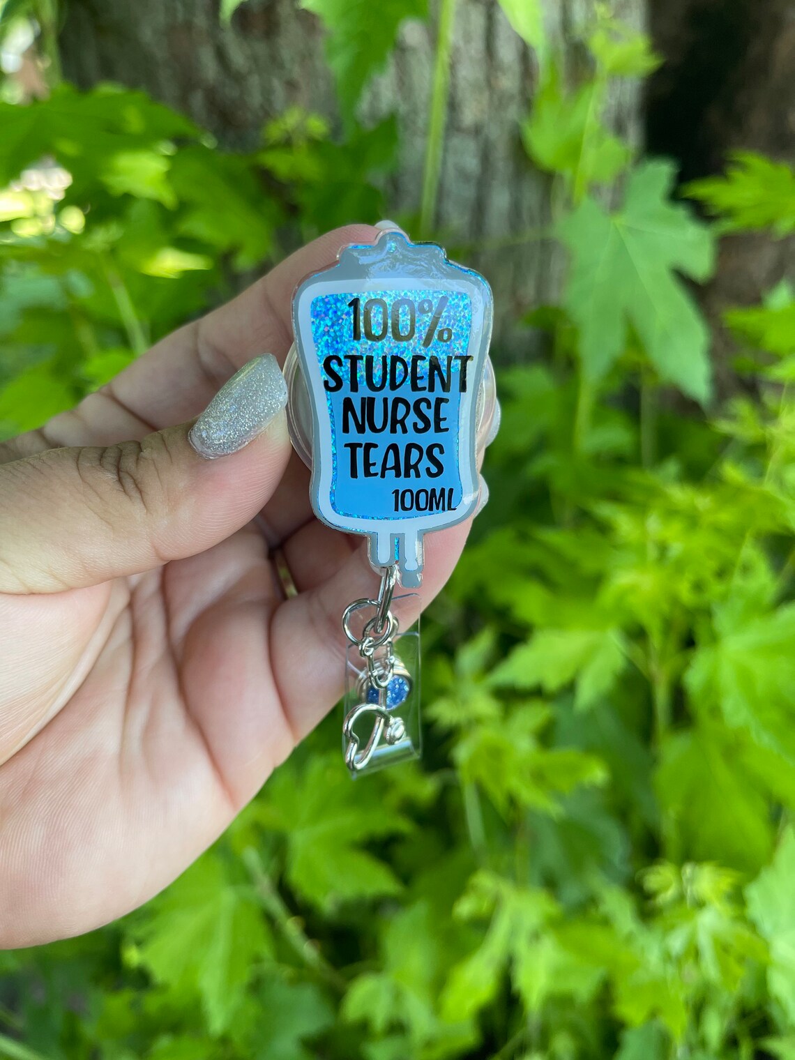 100 Nursing Student Tears Badge Reel Nurse Badge Reel RN Etsy