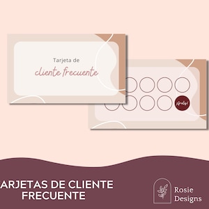 Tarjetas de cliente frecuente
