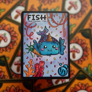 Fish - Token Creature - custom MTG Token