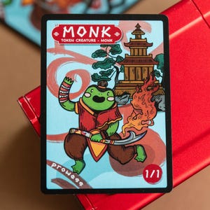 マジック・ザ・ギャザリングのモンクトークン5枚 - Etsy 日本