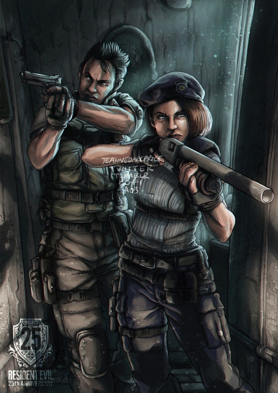 Resident Evil's Jill Valentine and Chris Redfield are on their way