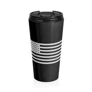 American Flag - Stainless Steel Travel Mug