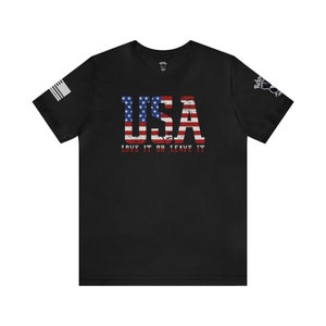 USA Love It Or Leave It - Unisex T-Shirt