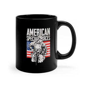 American Special Forces 2 - 11oz Black Mug
