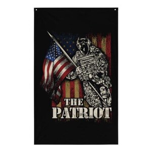 Der amerikanische Patriot – sublimierte Flagge