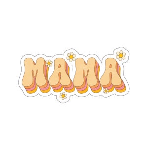 Mama Sticker, Groovy Mama, Kiss-Cut Stickers, Gift for Friend, Gift for New Mom image 9