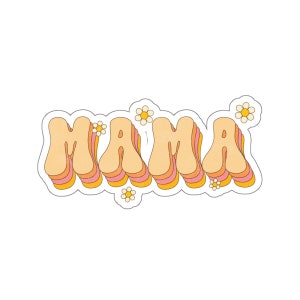 Mama Sticker, Groovy Mama, Kiss-Cut Stickers, Gift for Friend, Gift for New Mom image 10