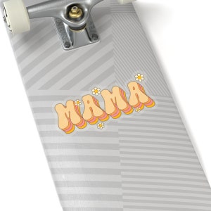 Mama Sticker, Groovy Mama, Kiss-Cut Stickers, Gift for Friend, Gift for New Mom image 2