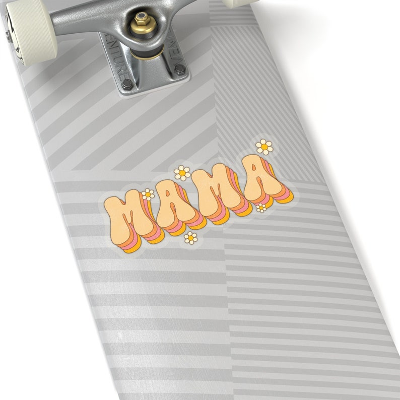 Mama Sticker, Groovy Mama, Kiss-Cut Stickers, Gift for Friend, Gift for New Mom image 2