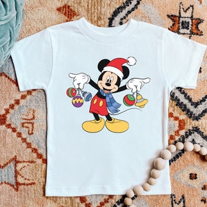 Disney Christmas, Mickey Christmas, Toddler Christmas Shirt, Disneyland Shirt