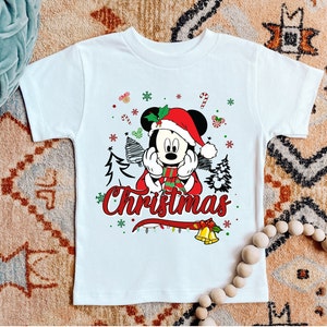 Disney Christmas, Mickey Christmas, Toddler Christmas Shirt, Disneyland Shirt