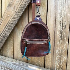 Leather Backpack, small