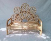 Rattan Bench, Rattan Kid 39 s Bench Chair, Kid 39 s Rattan Accent Chair, Rattan Chair, Handmade Rattan Kid s Toddler Baby Chair, Rattan Doll Bench