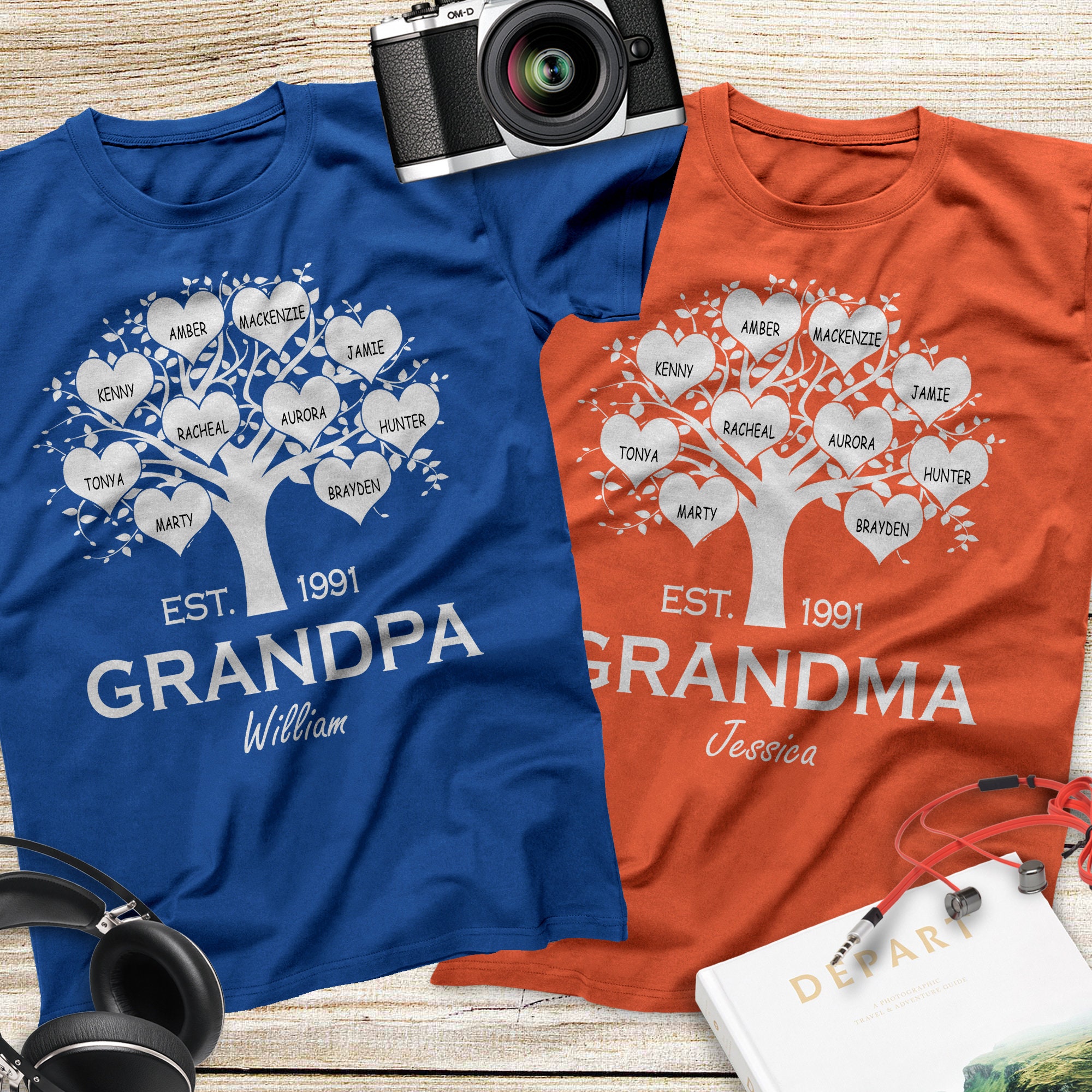 personalized shirts for grandparents