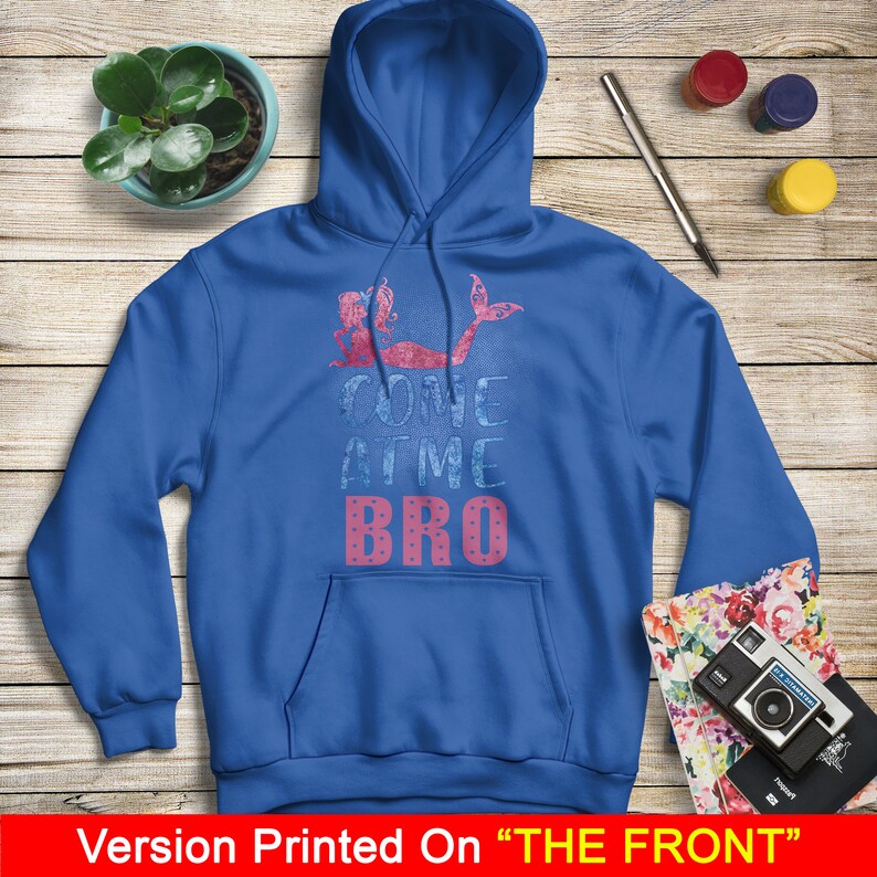 Come At Me Bro Mermaid T-Shirt, Little Mermaid T-Shirt, Ariel T Shirt, Sea T-Shirt, Fish T-Shirt, Birthday Mermaid Lovers Shirt image 7
