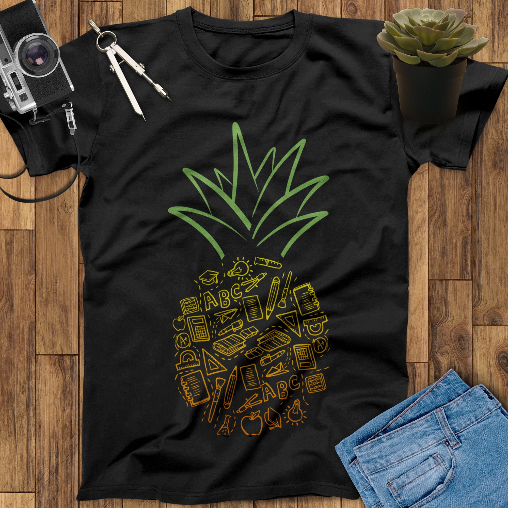 Teacher Pineapple Lover Teacher Shirt, Teacher Appreciation Gift, Back To School Shirt, End Of Year Teacher Gift, Teaching Shirts