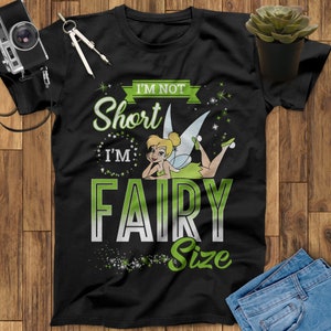 I&#39;m Not Short I&#39;m Fairy Size Fairy Shirt, Fairy Birthday, Fairy Art, Fairy Tail Shirt, Fairy Wings, Birthday Shirt