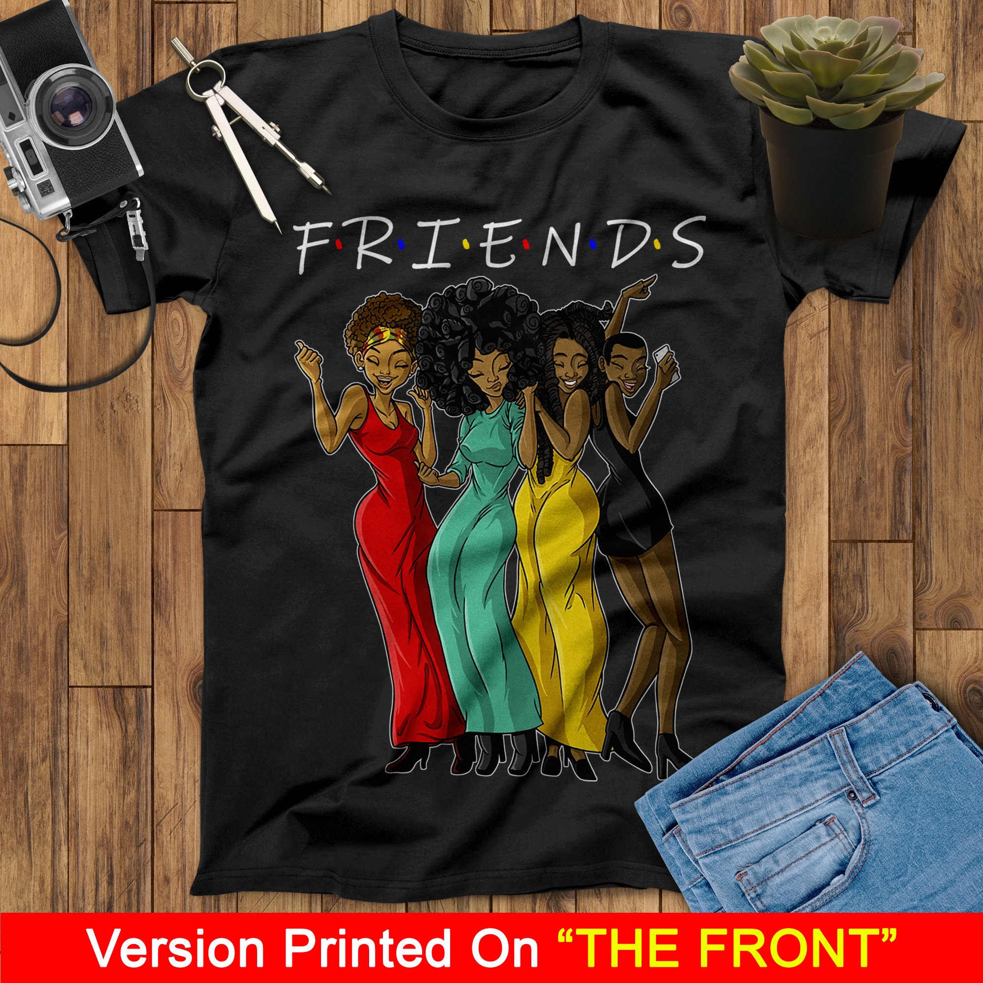 Black Girl Friends Shirt African 