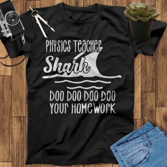 Womens Vintage Teacher Shark Doo Doo Doo Your Work Homework T Shirt Womens Vintage Teacher Shark Doo Doo Doo Your Work Homework T Shirt