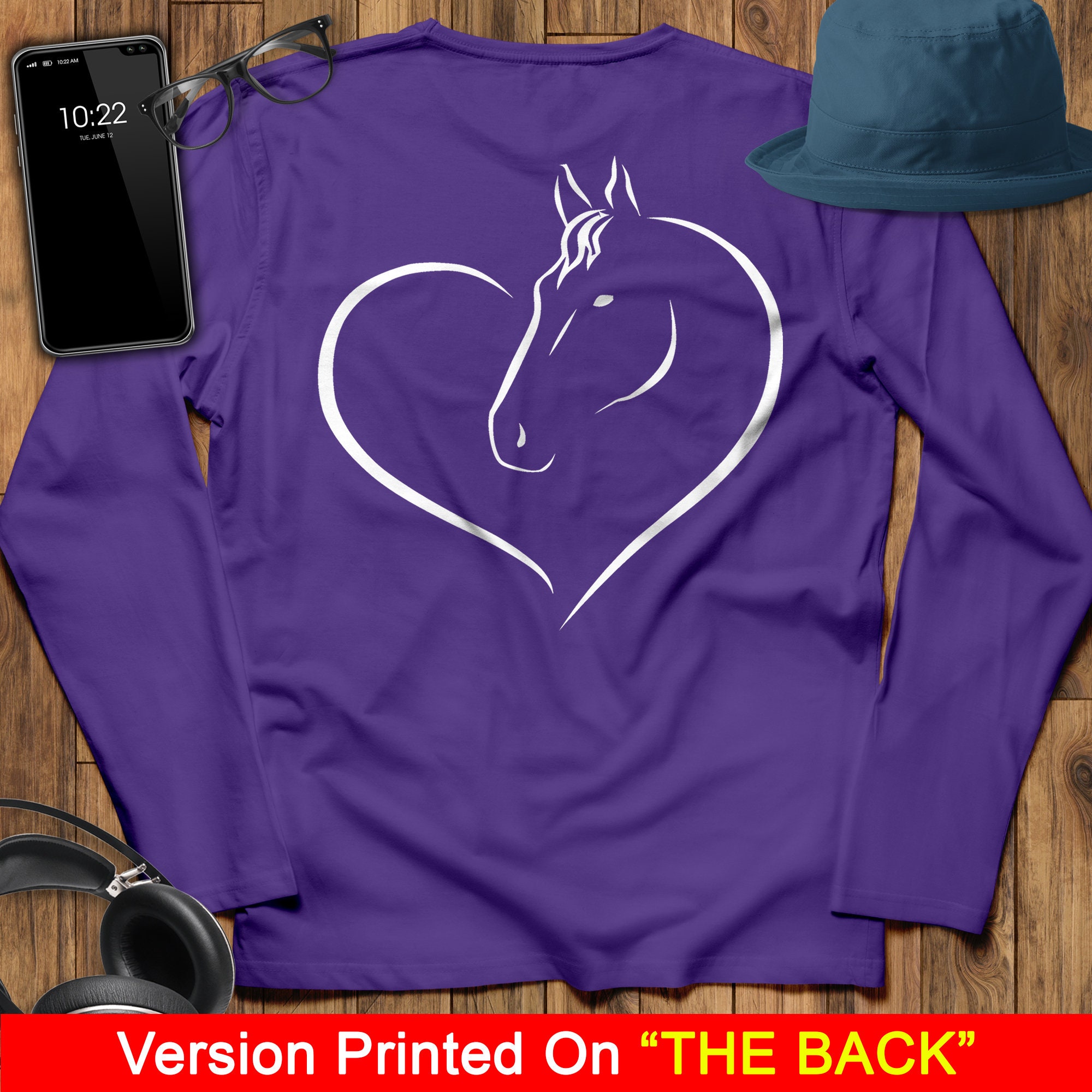 Horse Heart Love Shirt Horse Lover Animal Lover Shirt Horse Etsy