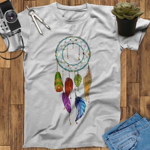 Dreamcatchers Shirt, Boho Shirt, Hippie Shirt, Flower Shirt