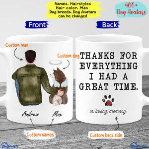 Personalized Dog Dad Mug, Dog Lover Gift, Best Friend Mug, Custom Dog Mug, Best Dog Dad Ever Mug, Dog Gift For Men, Gift For Dog Lover
