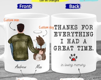 Personalized Dog Dad Mug, Dog Lover Gift, Best Friend Mug, Custom Dog Mug, Best Dog Dad Ever Mug, Dog Gift For Men, Gift For Dog Lover