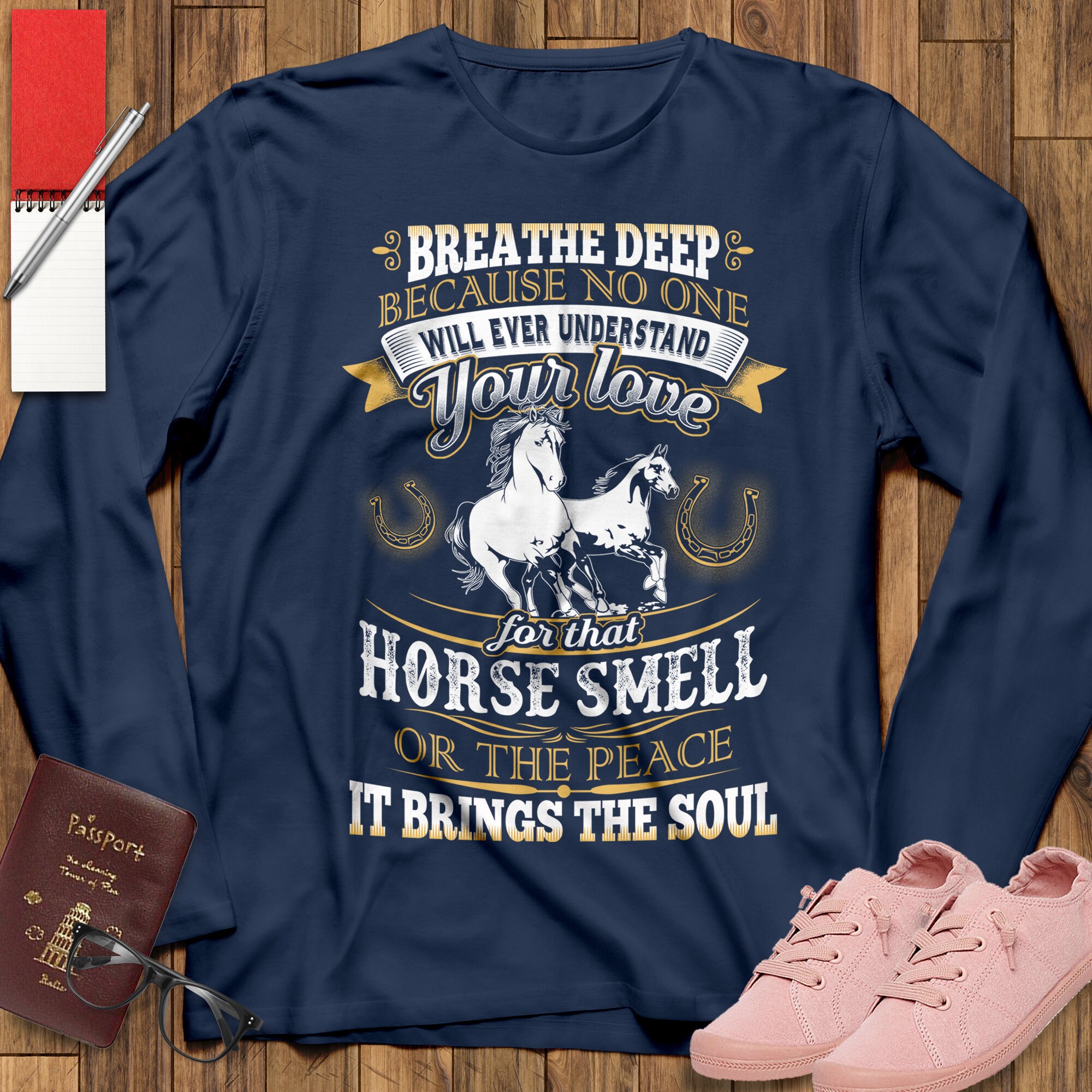 トップス Shury Labyrins Dont Cry Horse Sweat Navy Labyrins Dont Cry Horse Zip Hoodie Navy | Shury