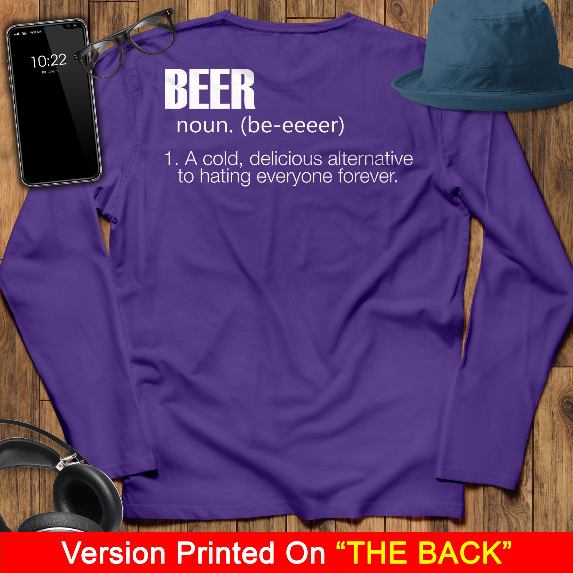 Beer Noun A Cold Delicious Alternative To Hating Everyone Etsy