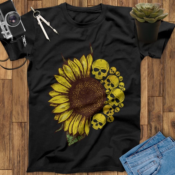 You Are My Sunshine Skull Sunflower Tshirt -Funny Gift You Are My Sunshine Skull Sunflower Tshirt -Funny Gift