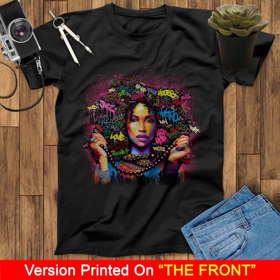 Melanin Poppin African American Pride Watercolor Floral Tee Melanin Poppin African American Pride Watercolor Floral Tee