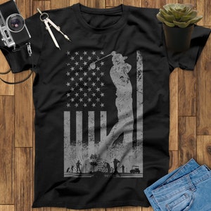 Golf American Flag Shirt, Golf Gifts, Golf Birthday, Golf Clothes, Golf Shirts For Men, Father&#39;s Day Gift, Gift For Men