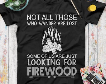 Camp Firewood Shirt - Etsy