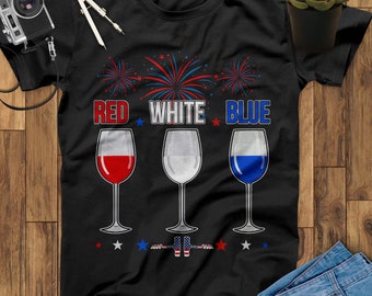 July 4th Shirt Wine Shirt, Wine Gifts, Wine Lover Gift, Wine Lover, Wine TShirt, Gift For Wine Lovers