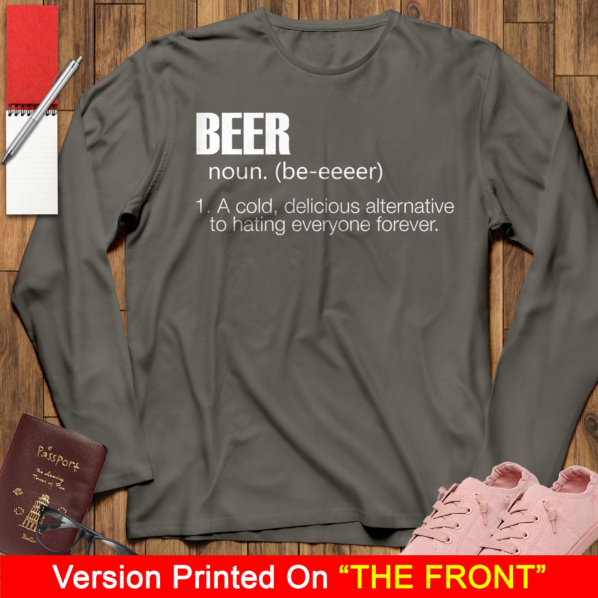 Beer Noun A Cold Delicious Alternative To Hating Everyone Etsy