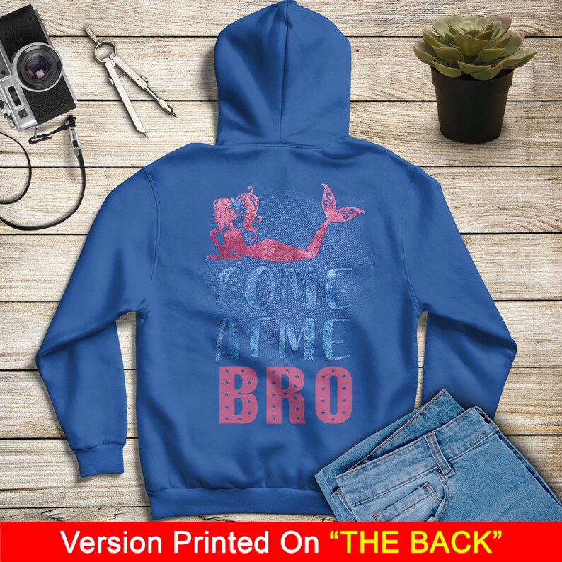 Come At Me Bro Mermaid T-Shirt, Little Mermaid T-Shirt, Ariel T Shirt, Sea T-Shirt, Fish T-Shirt, Birthday Mermaid Lovers Shirt image 8