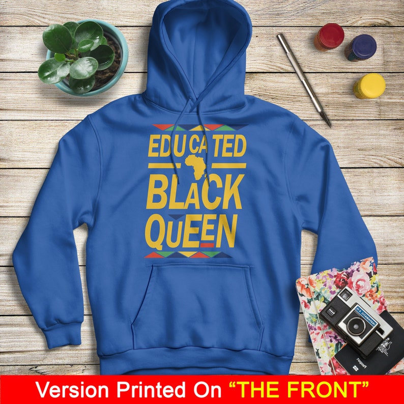Educated Black Queen Black History Month T-shirt for Women African ...