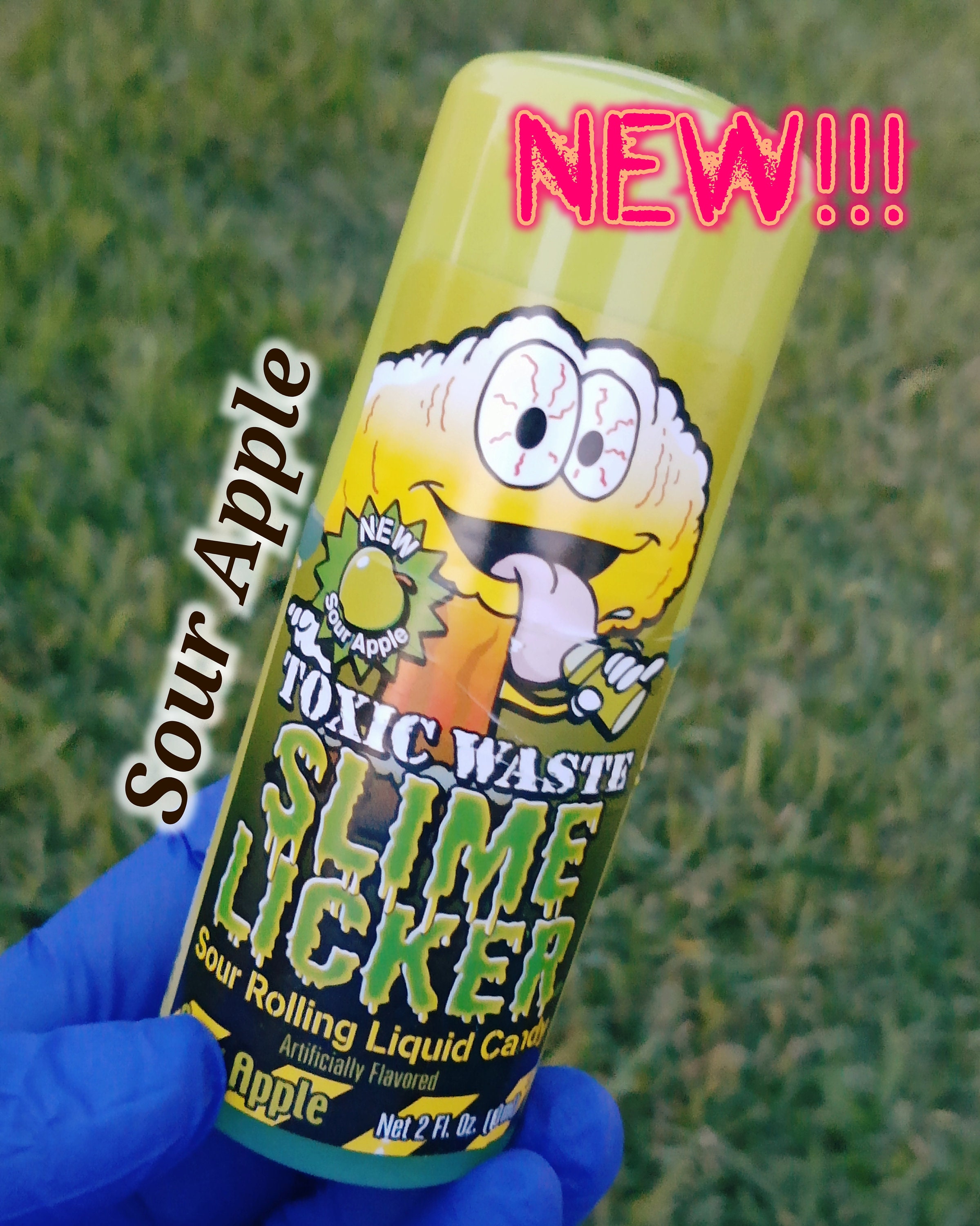 Toxic Waste Slime Licker Sour Rolling Liquid Candy, Variety 4-Pack 2 oz.  Bottles 