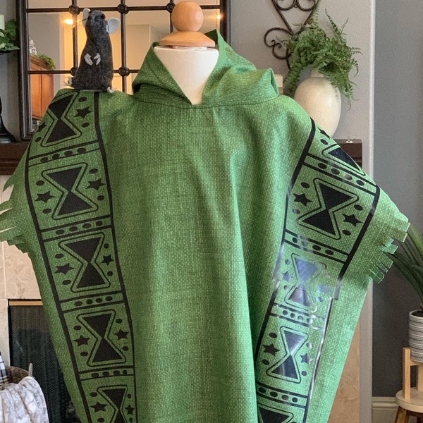 Bruno inspired poncho with rat, now in adult size  PROMO30 is for adult size only