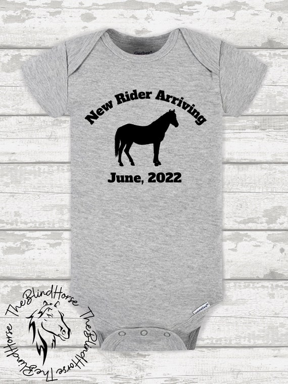 Madison Hoge blootstelling Telegraaf Paard Zwangerschap Aankondiging Paard Baby Kleding Paard - Etsy Nederland