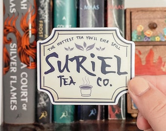 Suriel Tea Co. Sticker | ACOTAR Inspired | The Suriel, A Court of Thorns and Roses Sticker