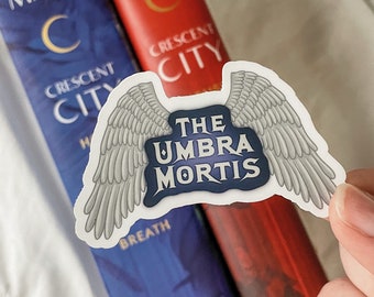 The Umbra Mortis Sticker | Crescent City | House of Earth and Blood by Sarah J. Maas