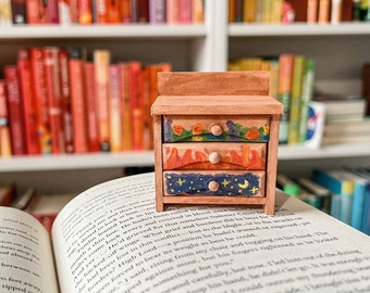 Miniature Archeron Dresser | ACOTAR Inspired | A Court of Thorns and Roses | Book Gift | Bookshelf Accessory