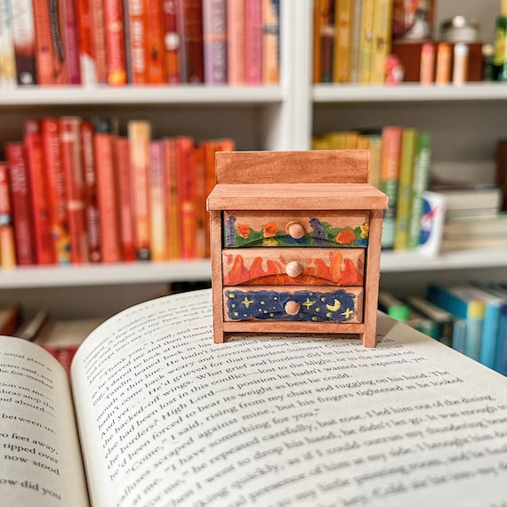 Miniature Archeron Dresser | ACOTAR Inspired | A Court of Thorns and Roses  | Book Gift | Bookshelf Accessory - Etsy