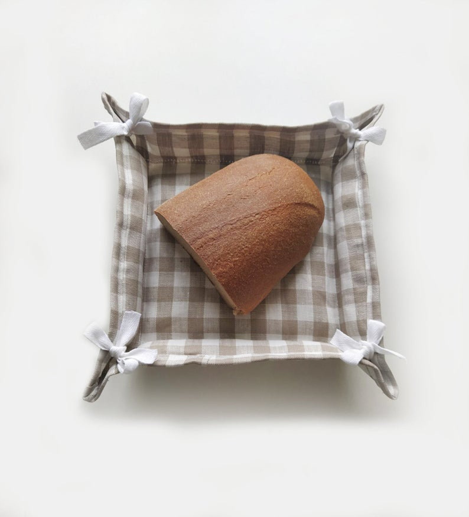 Linen Bread Basket Linen Bread Srorage Kitchen Bread Basket Etsy