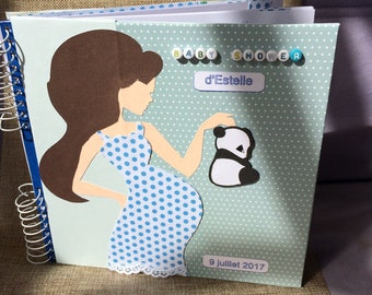 Album shower  baby, album  scrapbooking, personnalisable