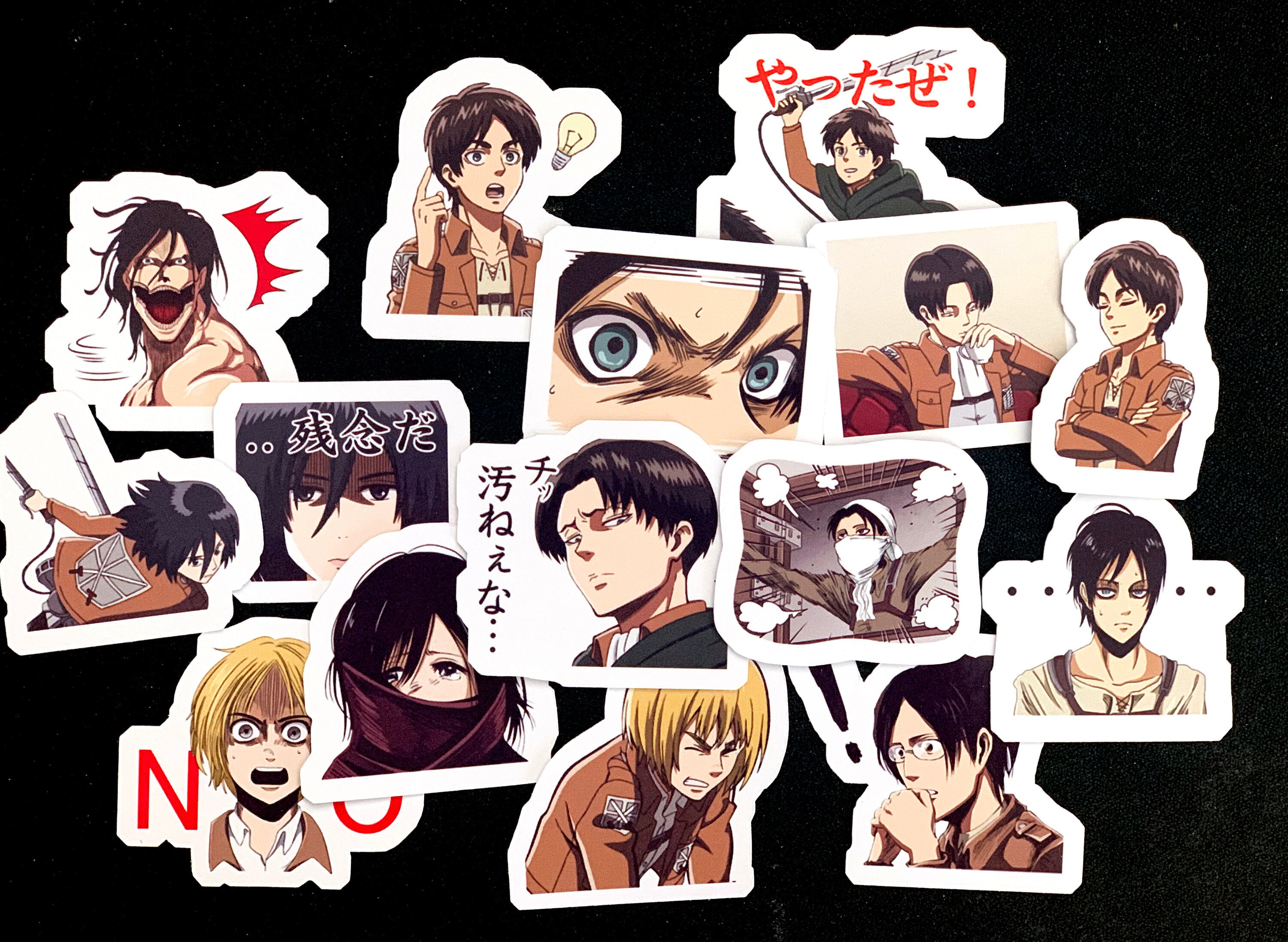 Attack On Titan Shingeki no Kyojin Anime Car Decal Sticker 002 Attack On Titan Shingeki no Kyojin Anime Car Decal Sticker 002
