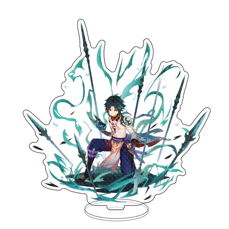 NEW Heizou Genshin Impact All Characters Gacha Art Standee Etsy 