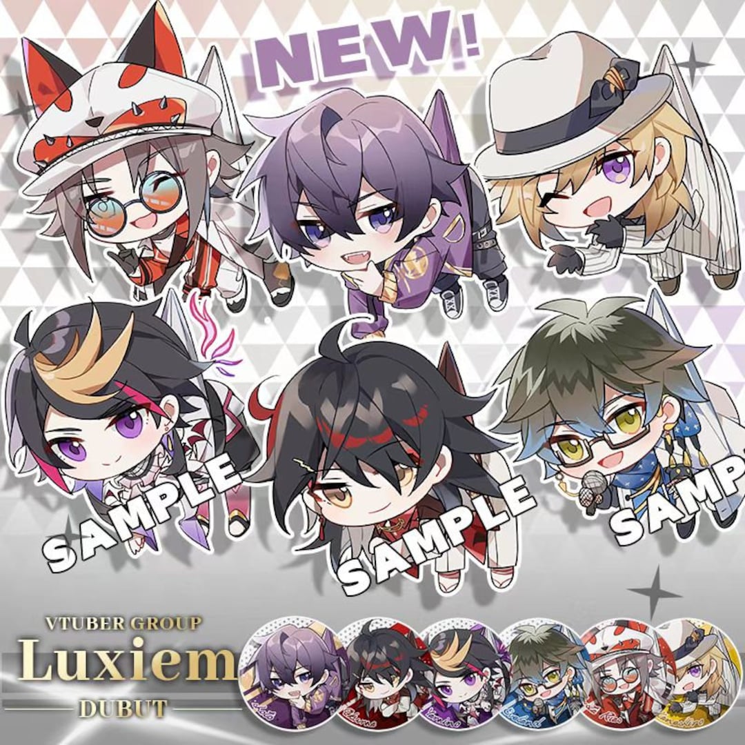 Luxiem NIJISANJI En Chibi Charms WITH SHOTO Vtuber Keychains - Etsy Hong Kong Luxiem NIJISANJI En Chibi Charms WITH SHOTO Vtuber Keychains - Etsy Hong Kong